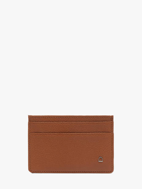 Porte-cartes Madras Cuir Etrier Marron madras EMAD053