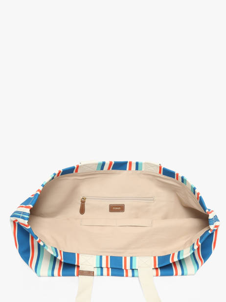 Sac Porté épaule Logo Shopper Coton Pinko Bleu logo shopper 4754A2G5 vue secondaire 2