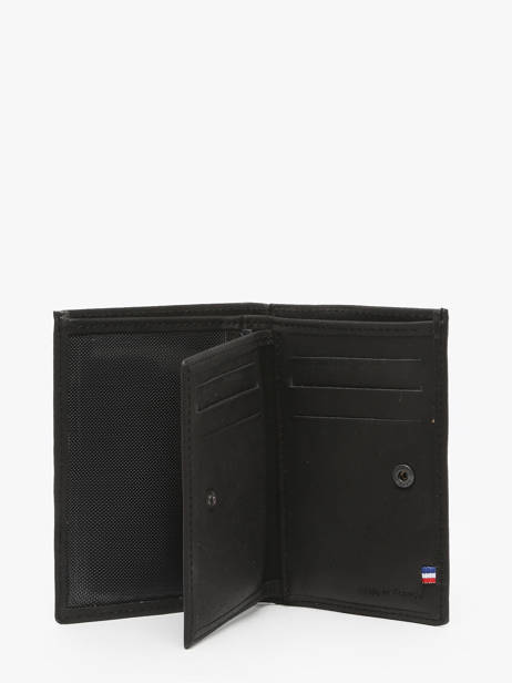 Compact Leather Wallet Oil Etrier Black oil EOIL027 other view 2