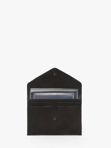 Leather Passport Holder Oil Etrier Black oil EOIL054 other view 1