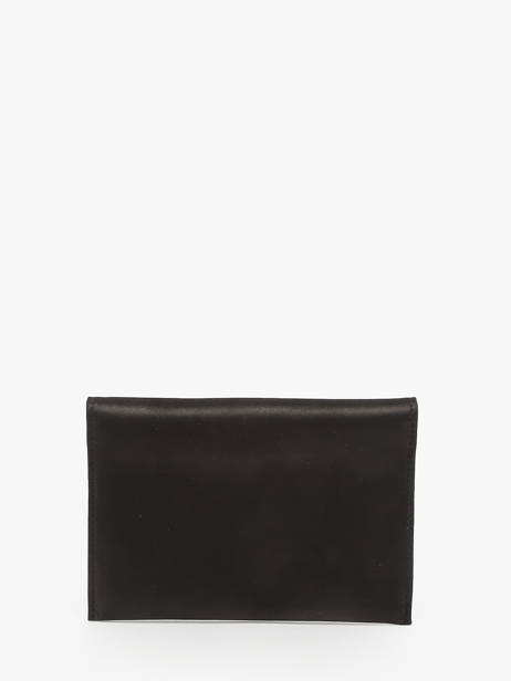 Leather Passport Holder Oil Etrier Black oil EOIL054 other view 2