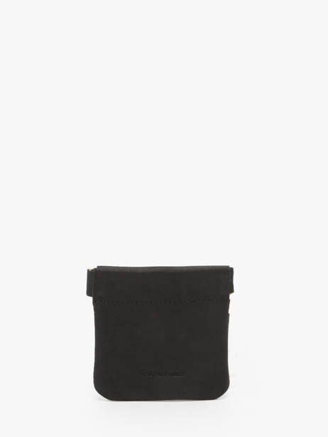 Porte-monnaie Oil Cuir Etrier Noir oil EOIL5005 vue secondaire 1