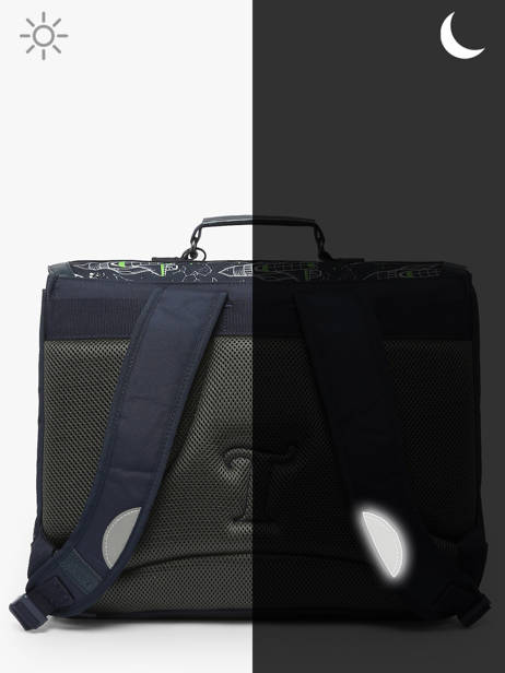 2-compartment Satchel Tann's Blue les fantaisies g 41142 other view 5