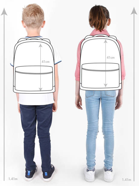 Sac à Dos Bobby 1 Compartiment Jeune premier Rouge daydream girls G vue secondaire 1
