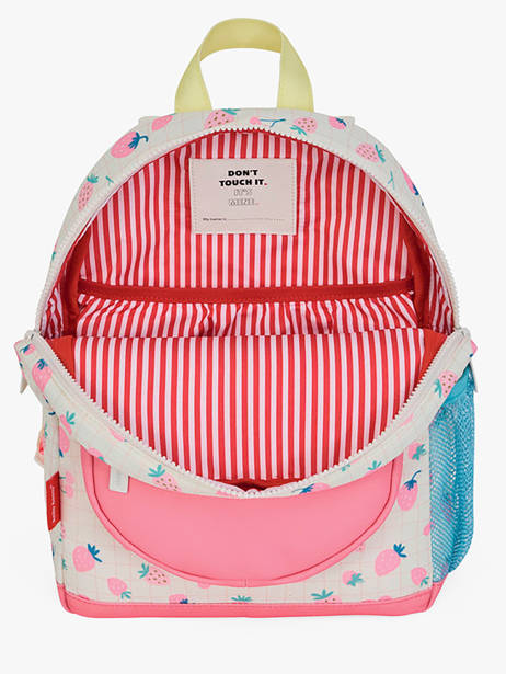 Backpack Hello hossy White cool kids O6 other view 3