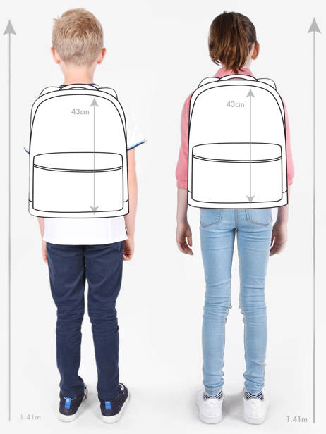 Sac à Dos 1 Compartiment Rip curl Rose mixed 46WBA vue secondaire 1