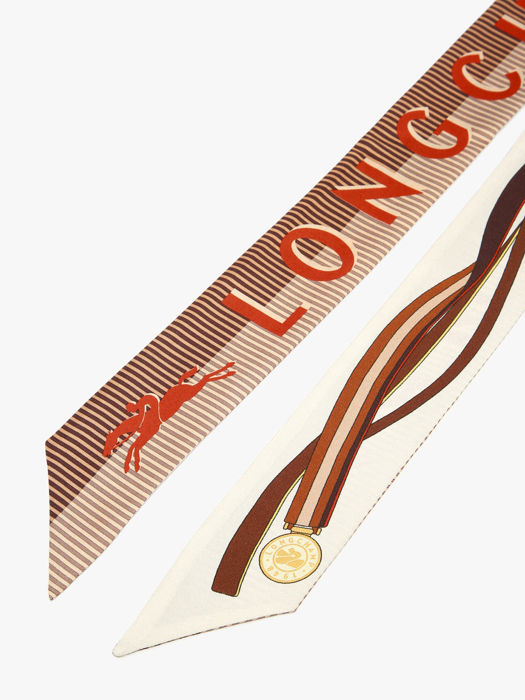 Longchamp Soie gots Scarf Beige