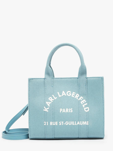 Sac BandouliÃ¨re Rsg Coton Karl lagerfeld Bleu rsg A1W50118