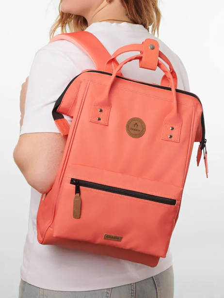 Customisable Backpack Adventurer Medium Cabaia Red adventurer BAGS other view 1