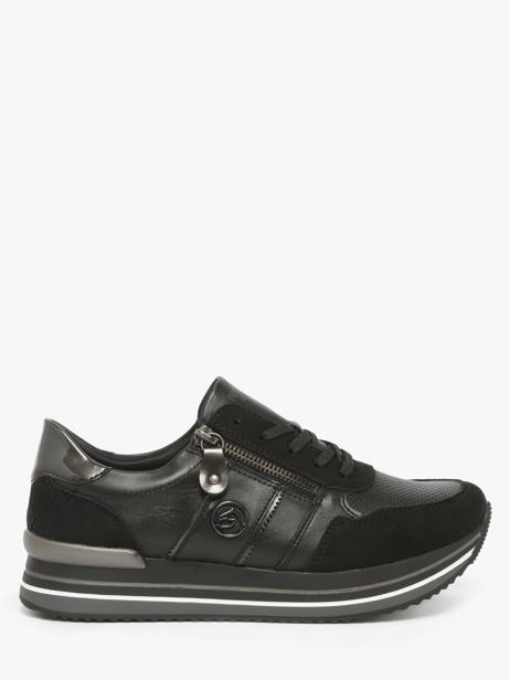Sneakers In Leather Remonte Black women 4