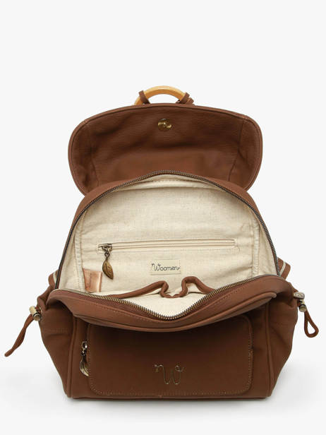 Sac à Dos Camomille Woomen Marron camomille WCAO02 vue secondaire 3