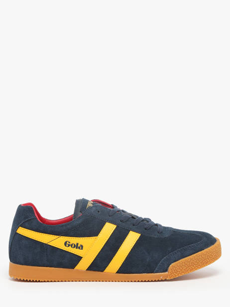 Sneakers Harrier En Cuir Gola Bleu men CMA192