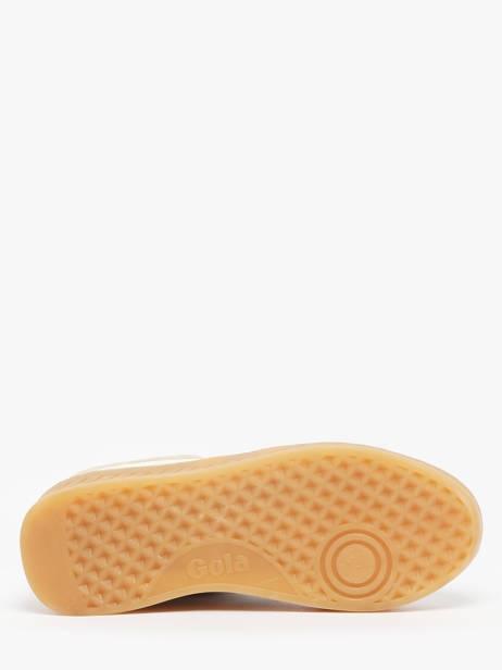 Sneakers Grandslam En Cuir Gola Beige women CLA589 vue secondaire 5
