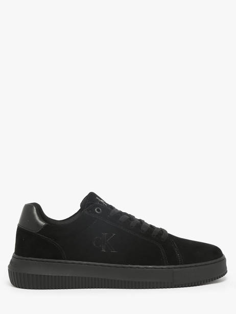Sneakers In Leather Calvin klein jeans Black men YM01299