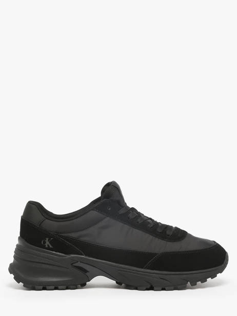 Sneakers In Leather Calvin klein jeans Black men YM01292