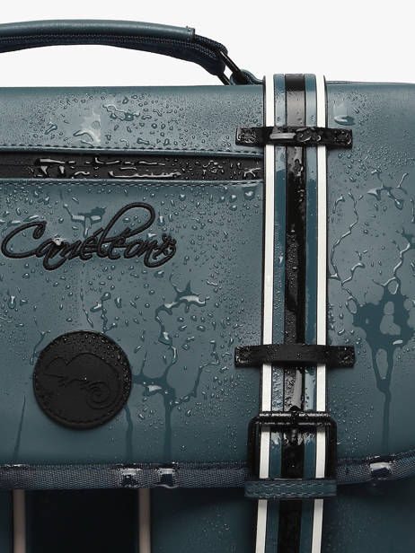 2-compartment Vintage North Backpack Cameleon Blue vintage north SD39 other view 6