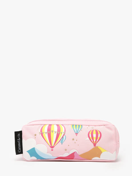 2-compartment Boheme Pouch Caramel et cie Pink boheme FI