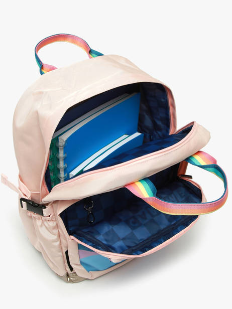 Sac à Dos 1 Compartiment Caramel et cie Rose boheme FI vue secondaire 3