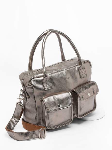 Leather Le Dandy A4 Satchel Paul marius Silver vintage S other view 2