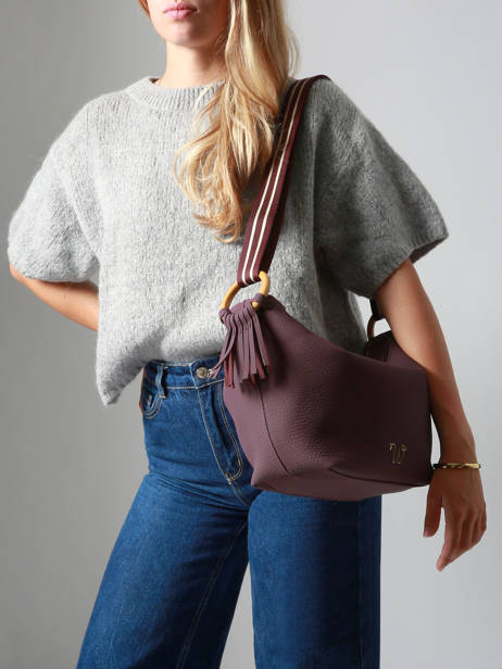 Shoulder Bag Camomille Woomen Violet camomille WCAO03 other view 1