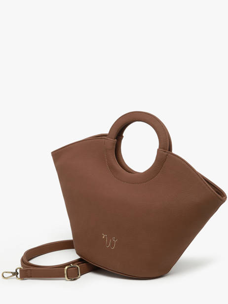 Handbag M Neflier Woomen Brown neflier WNEF01 other view 3