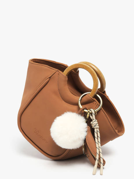 Sac Bandoulière S Crocus Woomen Marron crocus WCRO33 vue secondaire 2