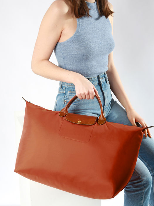 Longchamp Le pliage original Travel bag Orange