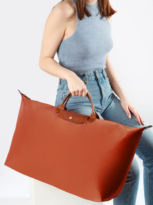 Longchamp Le pliage original Travel bag Orange
