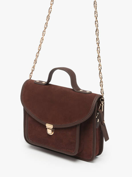 Sac BandouliÃ¨re La Suite Cuir Paul marius Marron la suite GEOR2SUI vue secondaire 2