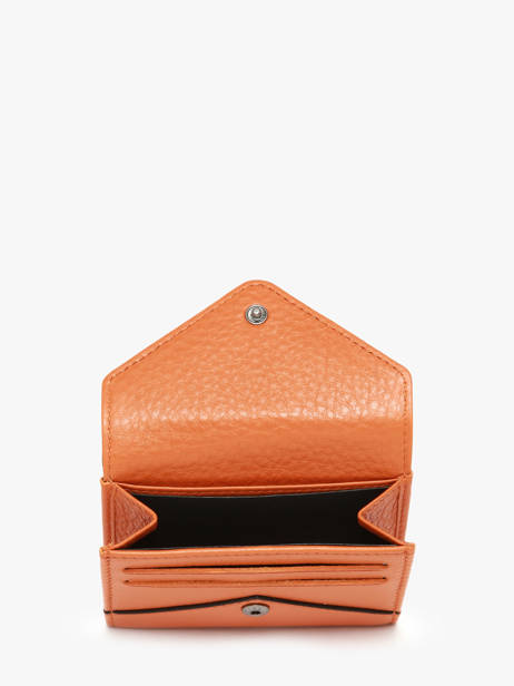 Porte-monnaie Cuir Yves renard Orange enveloppe 29250 vue secondaire 1