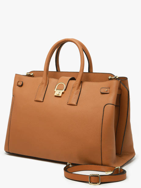 Sac Porté Main / A4 L Equestre Cuir Etrier Marron equestre EEQT142L vue secondaire 2