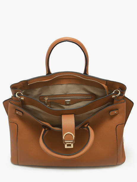Sac Porté Main / A4 L Equestre Cuir Etrier Marron equestre EEQT142L vue secondaire 3