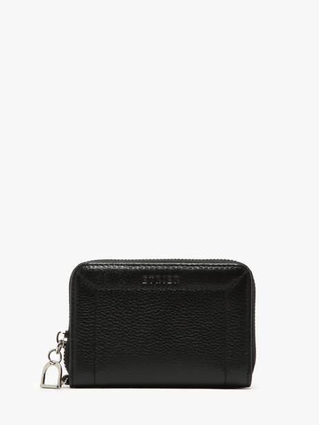 Coin Purse Altesse Leather Etrier Black altesse EALT096M