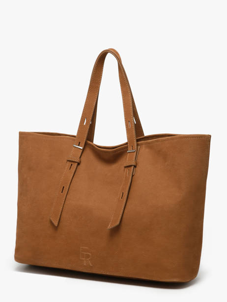 Shopping Bag Cavalier Nubuck Leather Etrier Brown cavalier nubuck ECAN127M other view 2