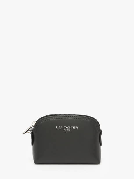 Coin Purse Leather Leather Leather Lancaster Black smooth 1