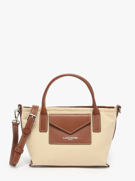 Shoulder Bag Canvas Kba Lancaster Beige canvas kba 49