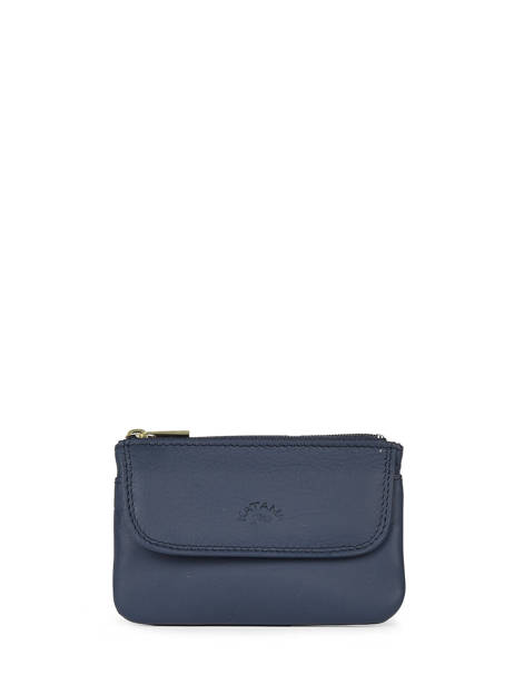 Porte-monnaie Marina Cuir Katana Bleu marina 753120 vue secondaire 1
