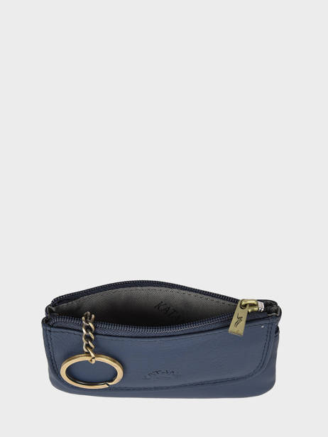 Porte-monnaie Marina Cuir Katana Bleu marina 753120 vue secondaire 2