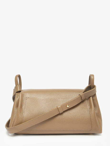 Shoulder Bag Accordeon Double Leather Lancaster Beige accordeon double 88 other view 4