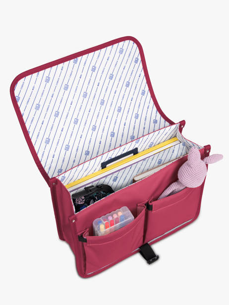 Cartable 2 Compartiments Cabaia Rose school M vue secondaire 3