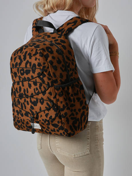 1 Compartment Backpack Roxy Brown back to school RJBP4905 other view 1