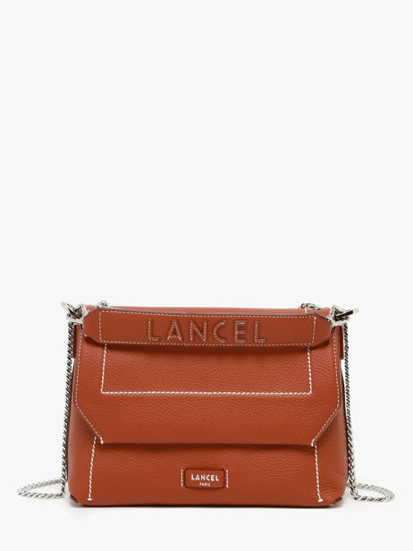 Shoulder Bag Ninon Leather Lancel Red ninon A13782