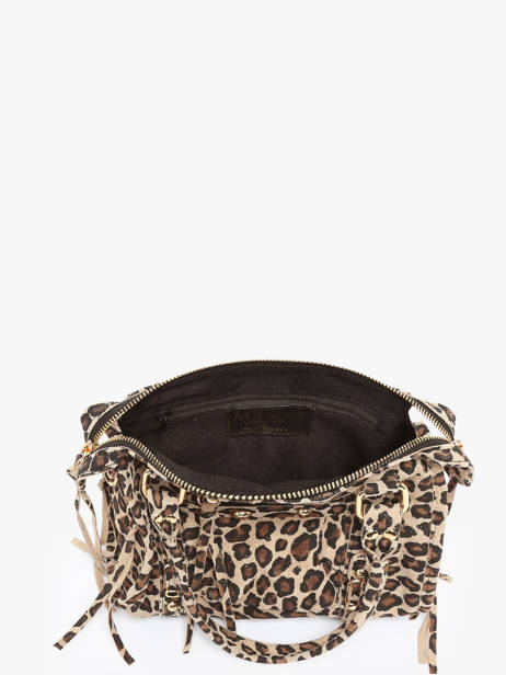 Sac Bandoulière Velvet Leopardo Cuir Milano Multicolore velvet leopardo VL24093 vue secondaire 3
