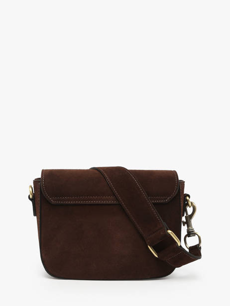 Shoulder Bag Velvet Leather Milano Brown velvet VE260611 other view 4