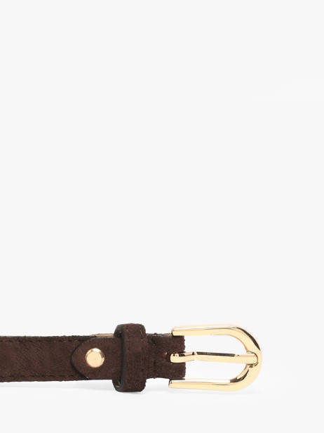 Ceinture Réglable Cuir Milano Marron velvet VE25068 vue secondaire 1