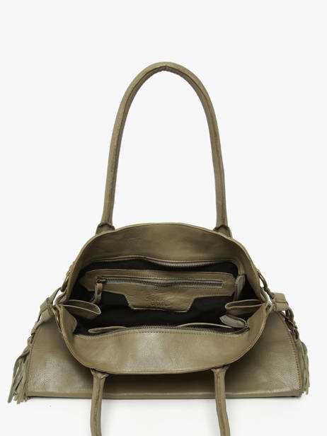 Sac Porté épaule Cow Cuir Basilic pepper Vert cow BCOW84 vue secondaire 3