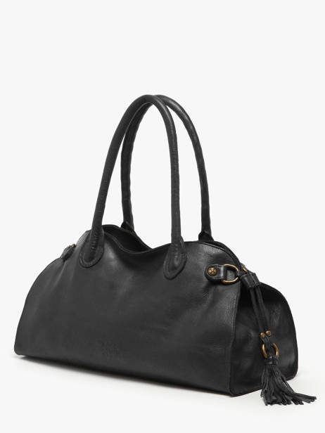 Shoulder Bag Cow Leather Basilic pepper Black cow BCOW84 other view 2