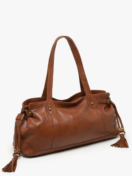 Sac à Main Cow Cuir Basilic pepper Marron cow BCOW80 vue secondaire 2