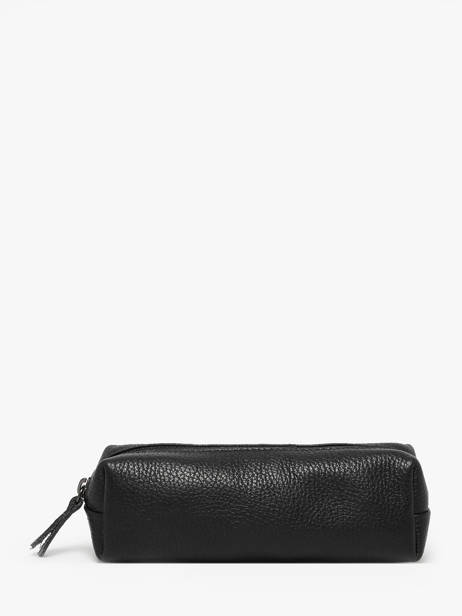 Pouch Leather Milano Black caviar CA22116