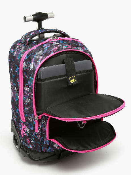 2-compartment Wheeled Schoolbag Cameleon Multicolor futur SR45 other view 4